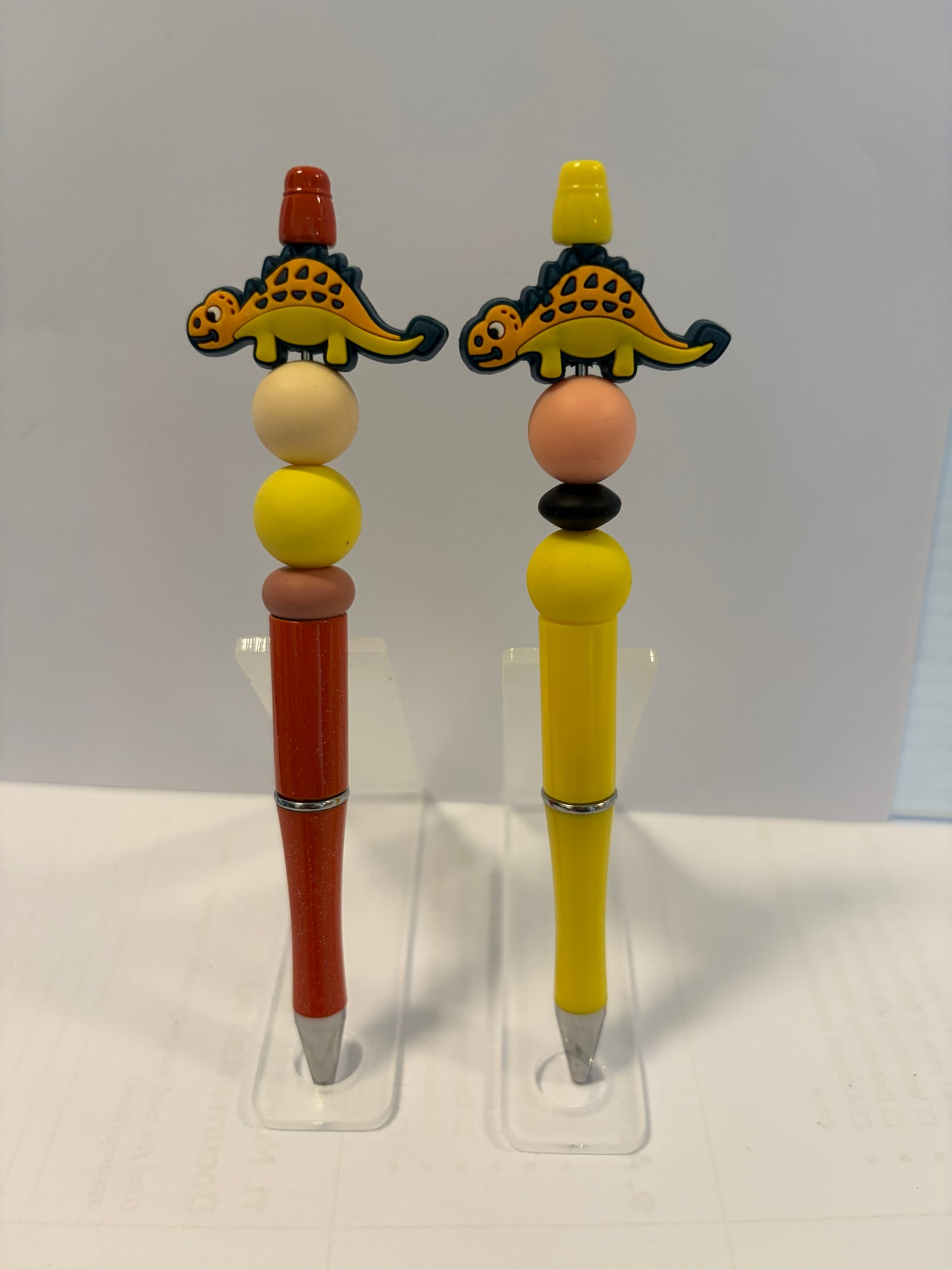 Dinosaur, Orange, Yellow and Black