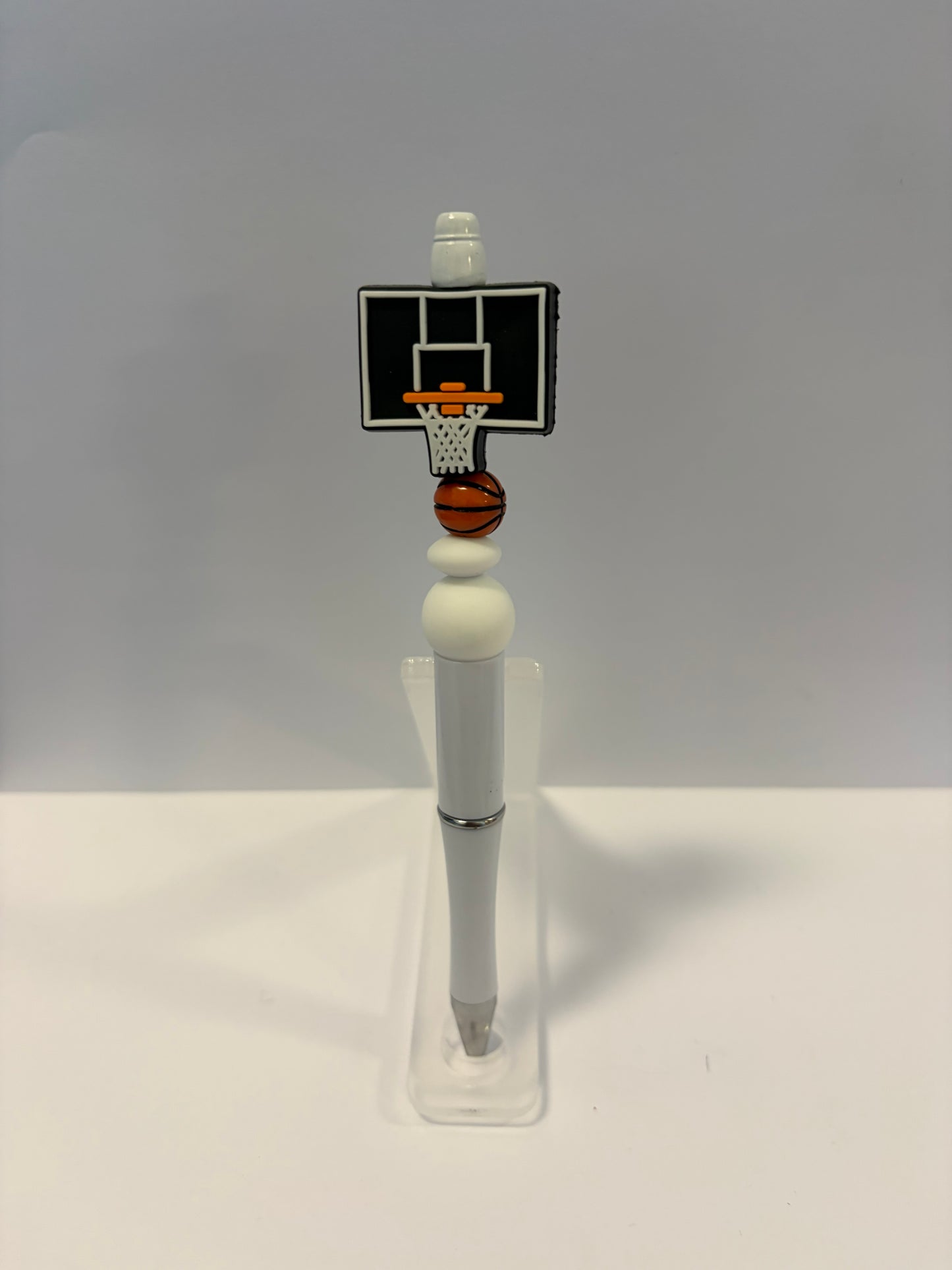 Backboard with Basketball