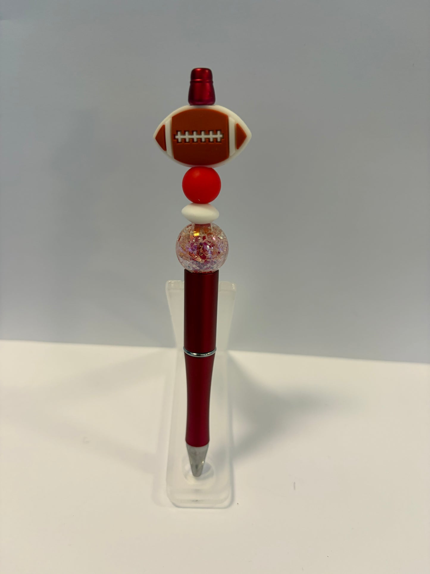 Football Red Bead/Pen