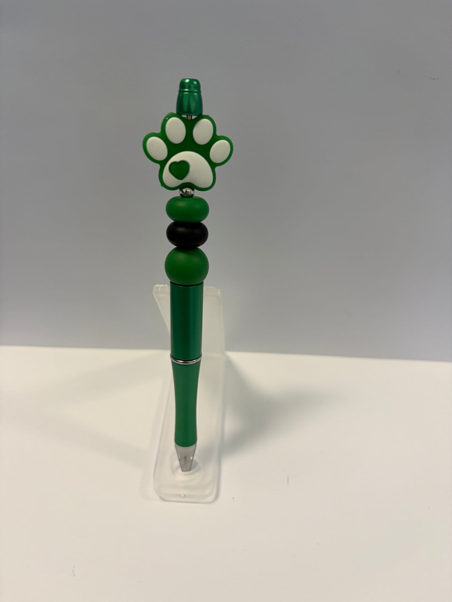 Cute Paw Print Green