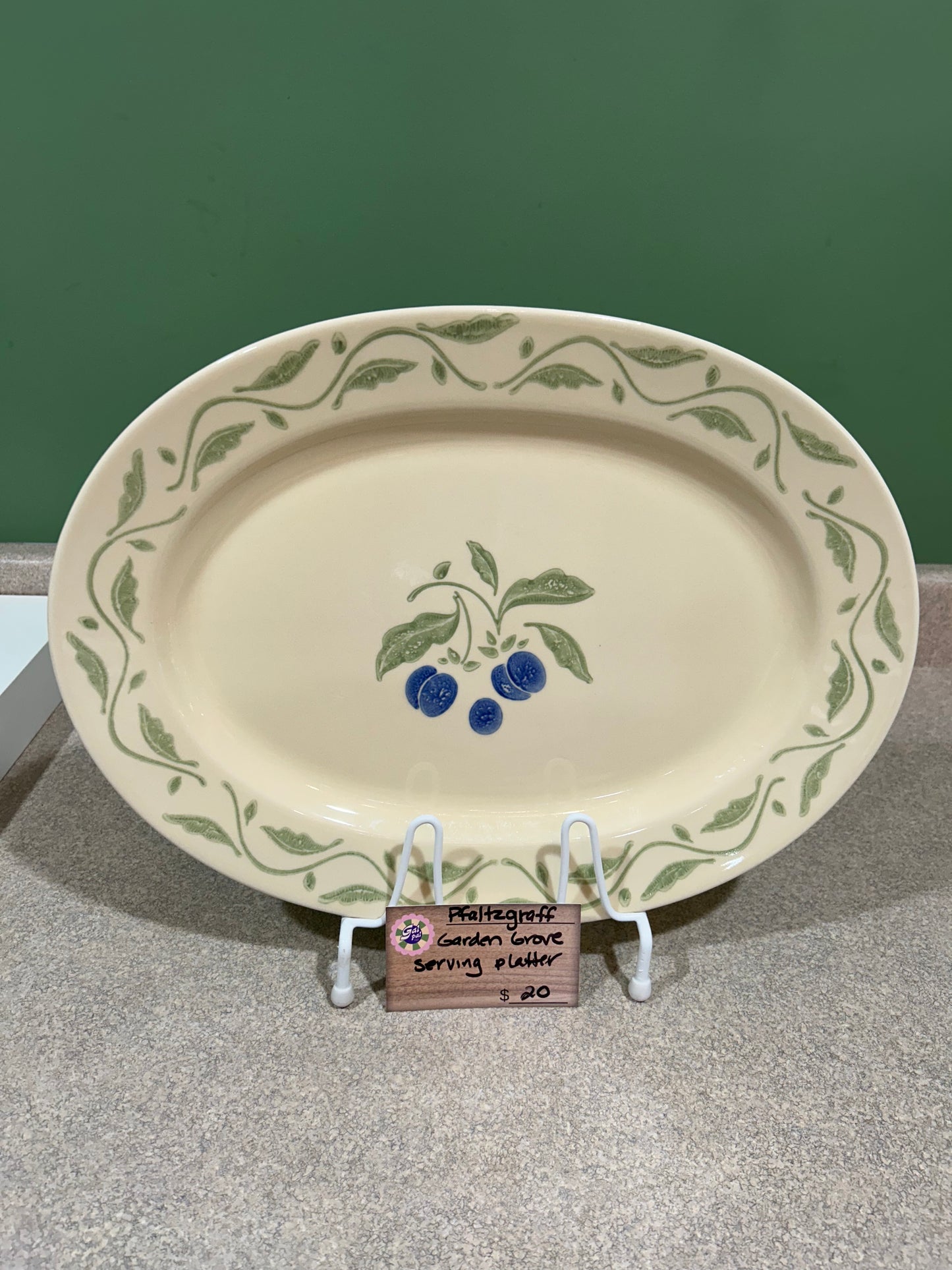 PFALTZGRAFF GARDEN GROVE SERVING PLATTER