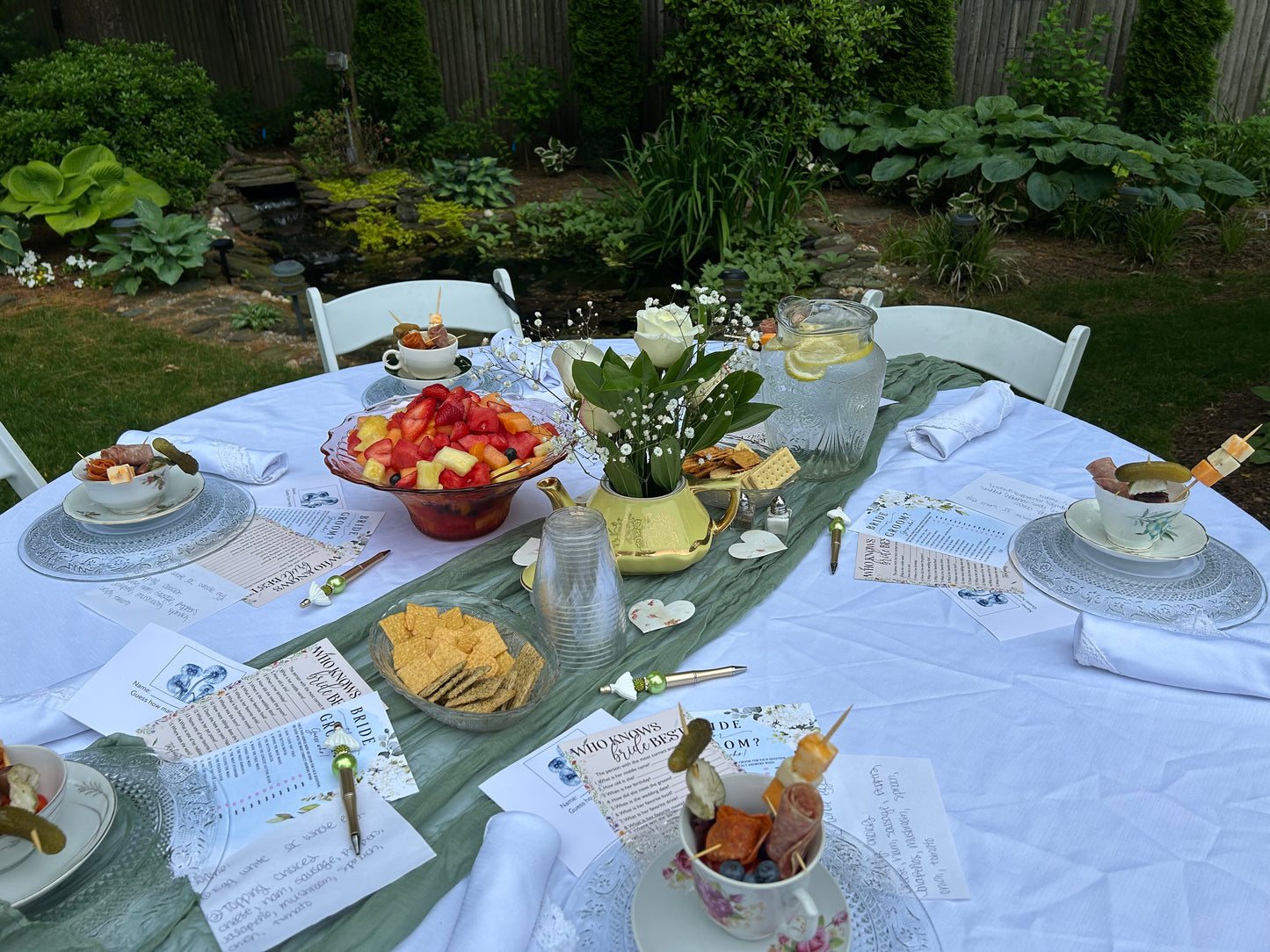 Bridal Shower and Depression Glass