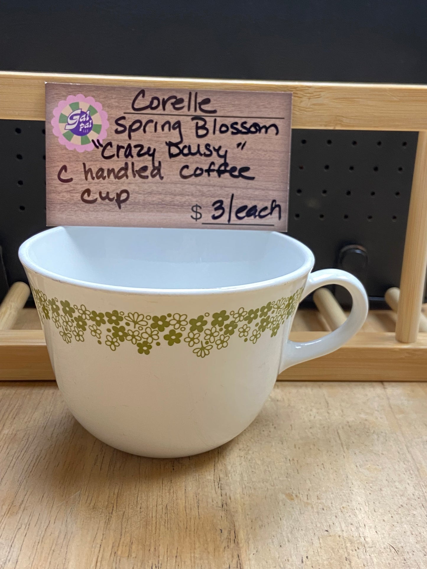 CORELLE SPRING BLOSSOM C HANDLED COFFEE CUP