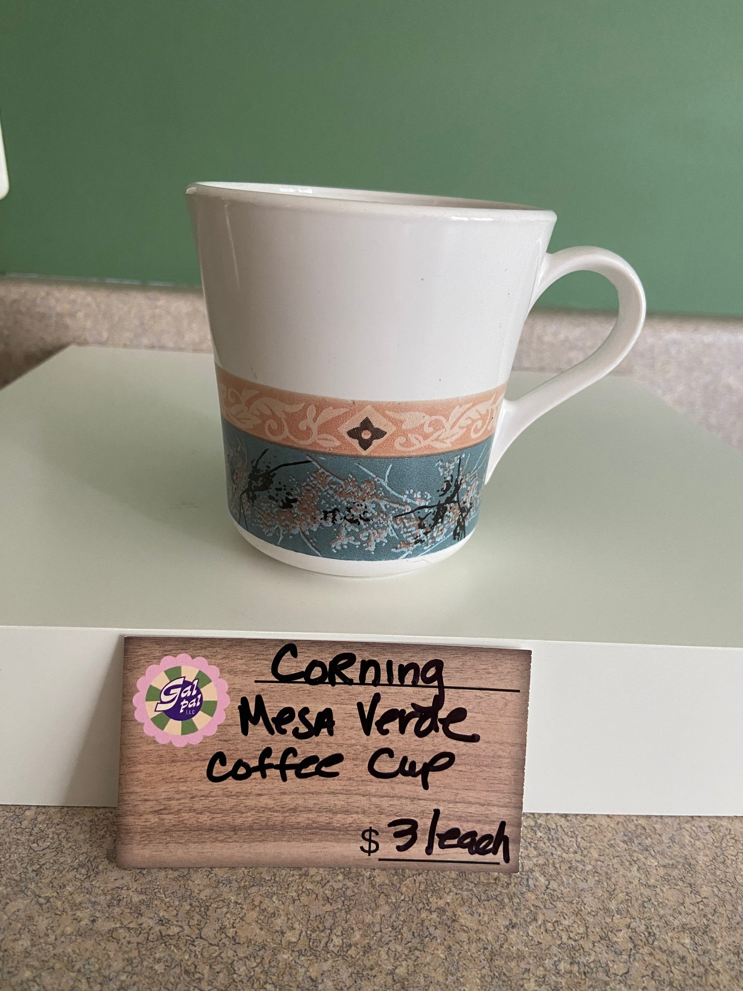 CORNING MESA VERDE COFFEE CUP