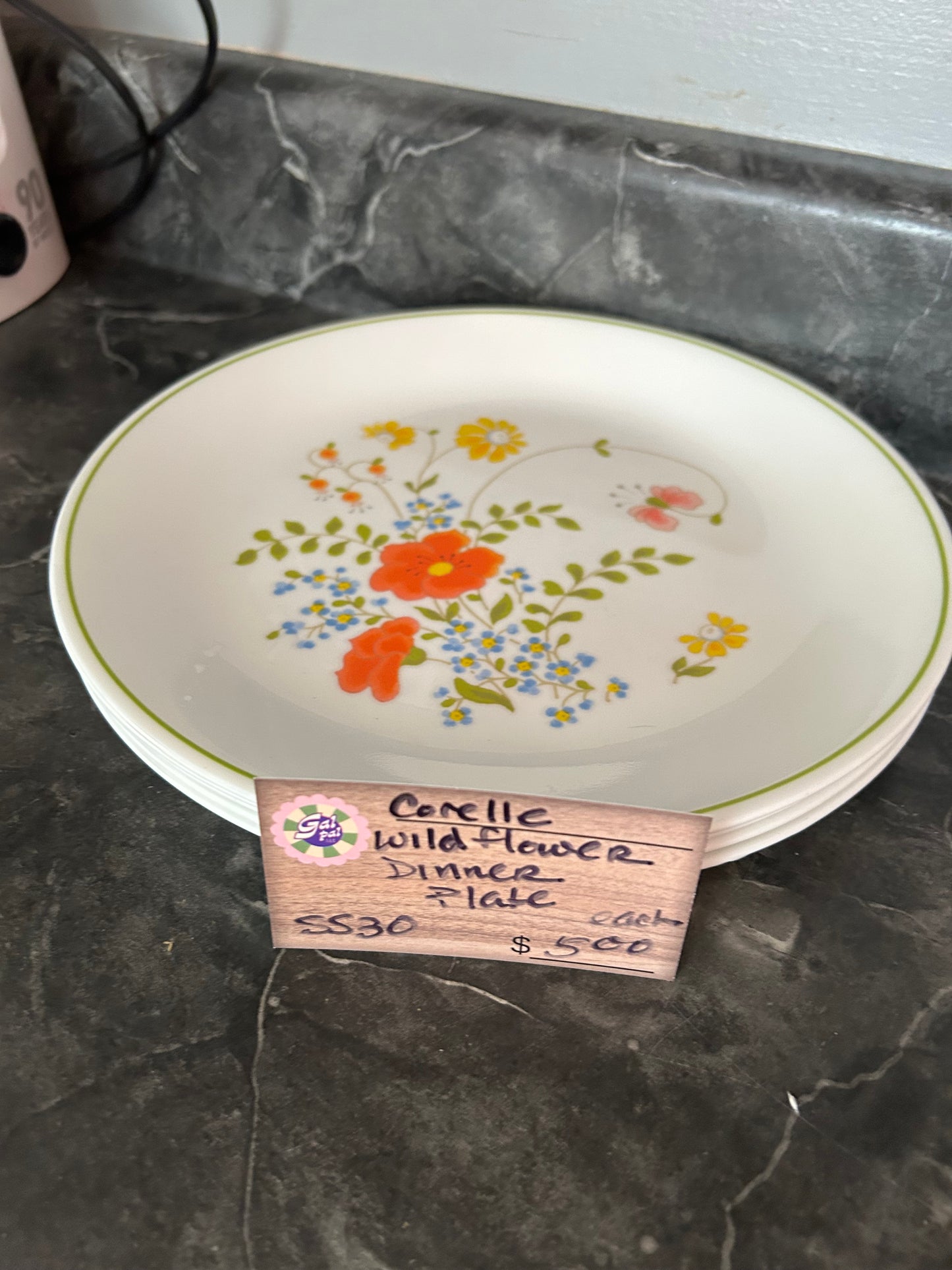 CORELLE WILDFLOWER DINNER PLATE
