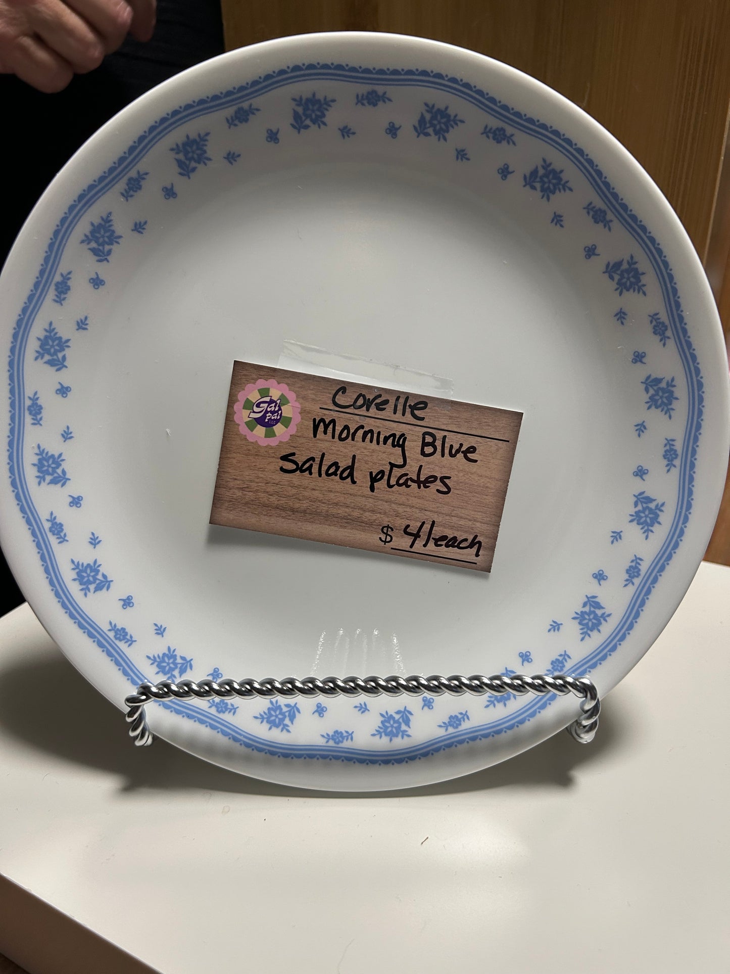 CORELLE MORNING BLUE BREAD PLATE