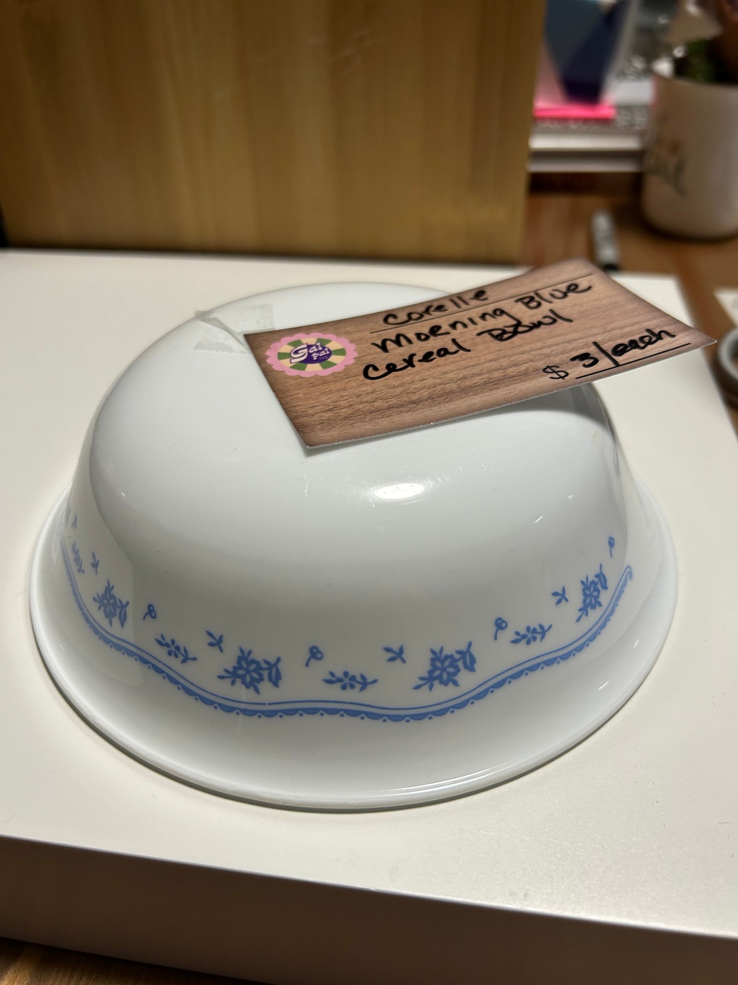 CORELLE MORNING BLUE CEREAL BOWL