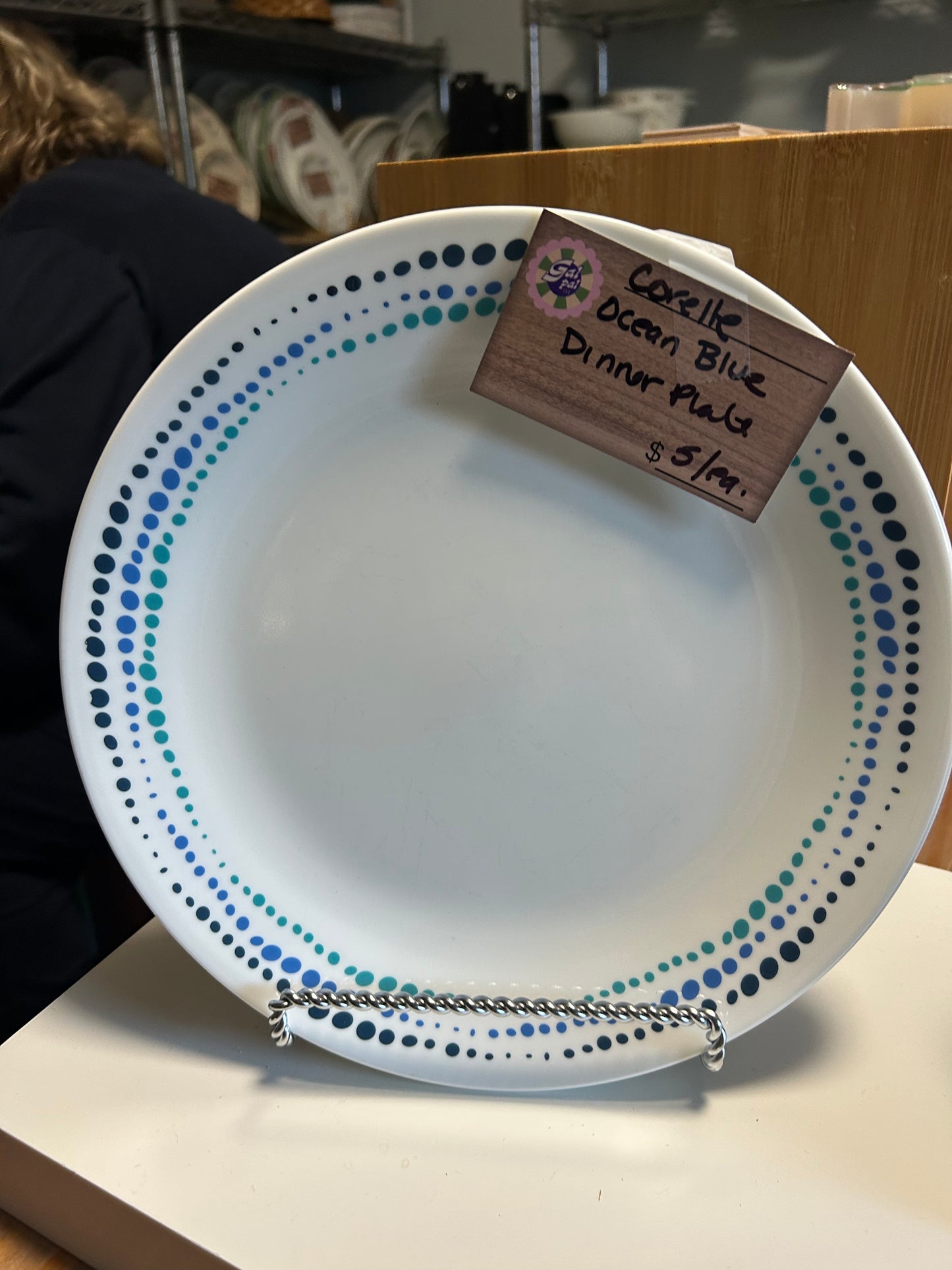 CORELLE OCEAN BLUE DINNER PLATE