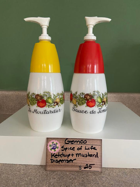 GEMCO SPICE OF LIFE KETCHUP AND MUSTARD DISPENSER