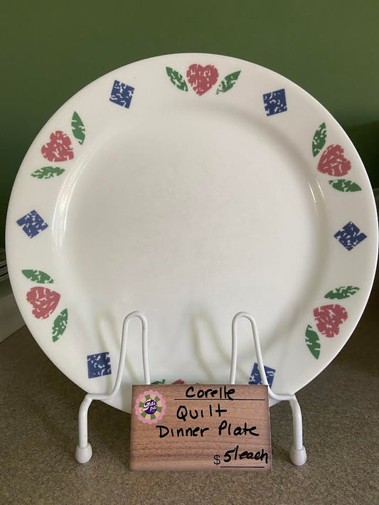 CORELLE QUILT DINNER PLATE