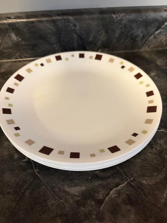 CORELLE GEOMETRIC DINNER PLATE