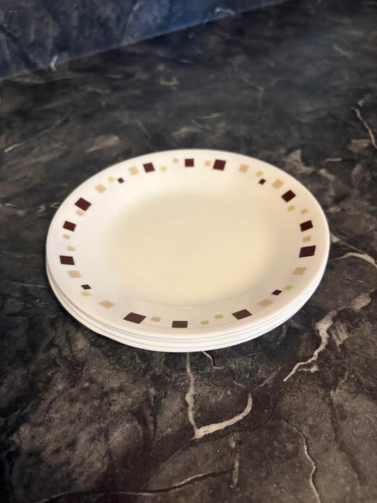 CORELLE GEOMETRIC BREAD AND BUTTER PLATE