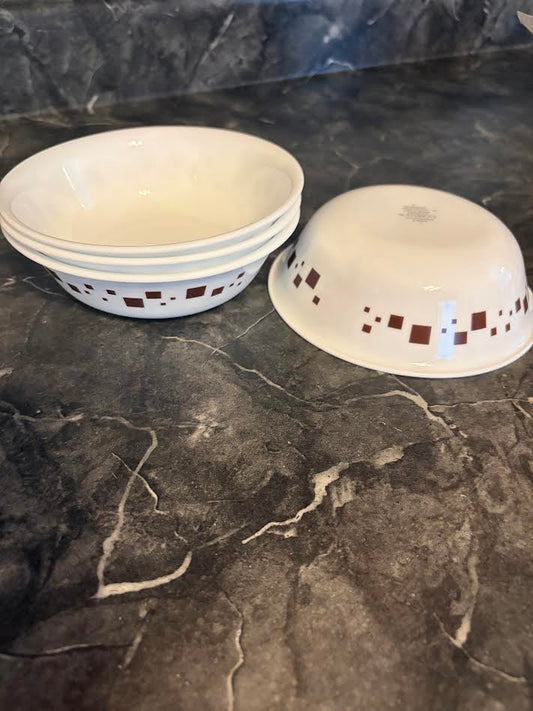 CORELLE GEOMETRIC CEREAL BOWL