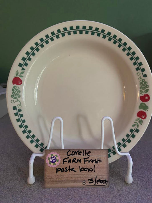CORELLE FARM FRESH PASTA BOWL