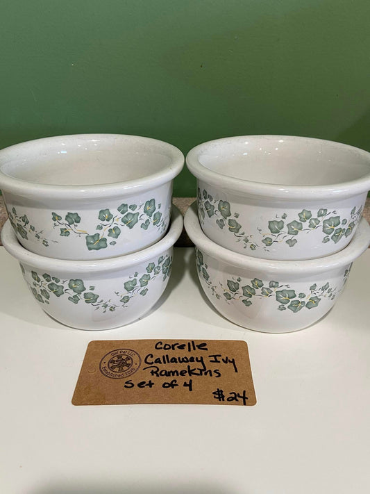 CORELLE CALLAWAY IVY RAMEKINS SET OF 4