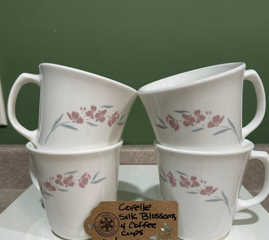 CORELLE SILK BLOSSOMS COFFEE CUPS