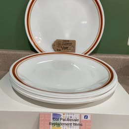 CORELLE CINNAMON CHESTNUT DINNER PLATES (6)