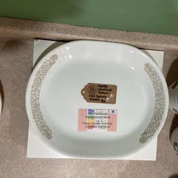 CORELLE WOODLAND BROWN OVAL PLATTER