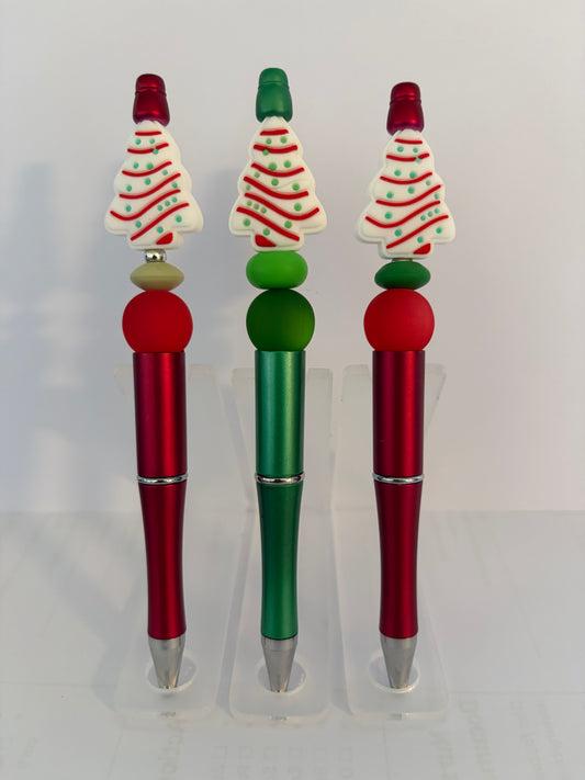 Little Debbie, Red Pen with dark Green
