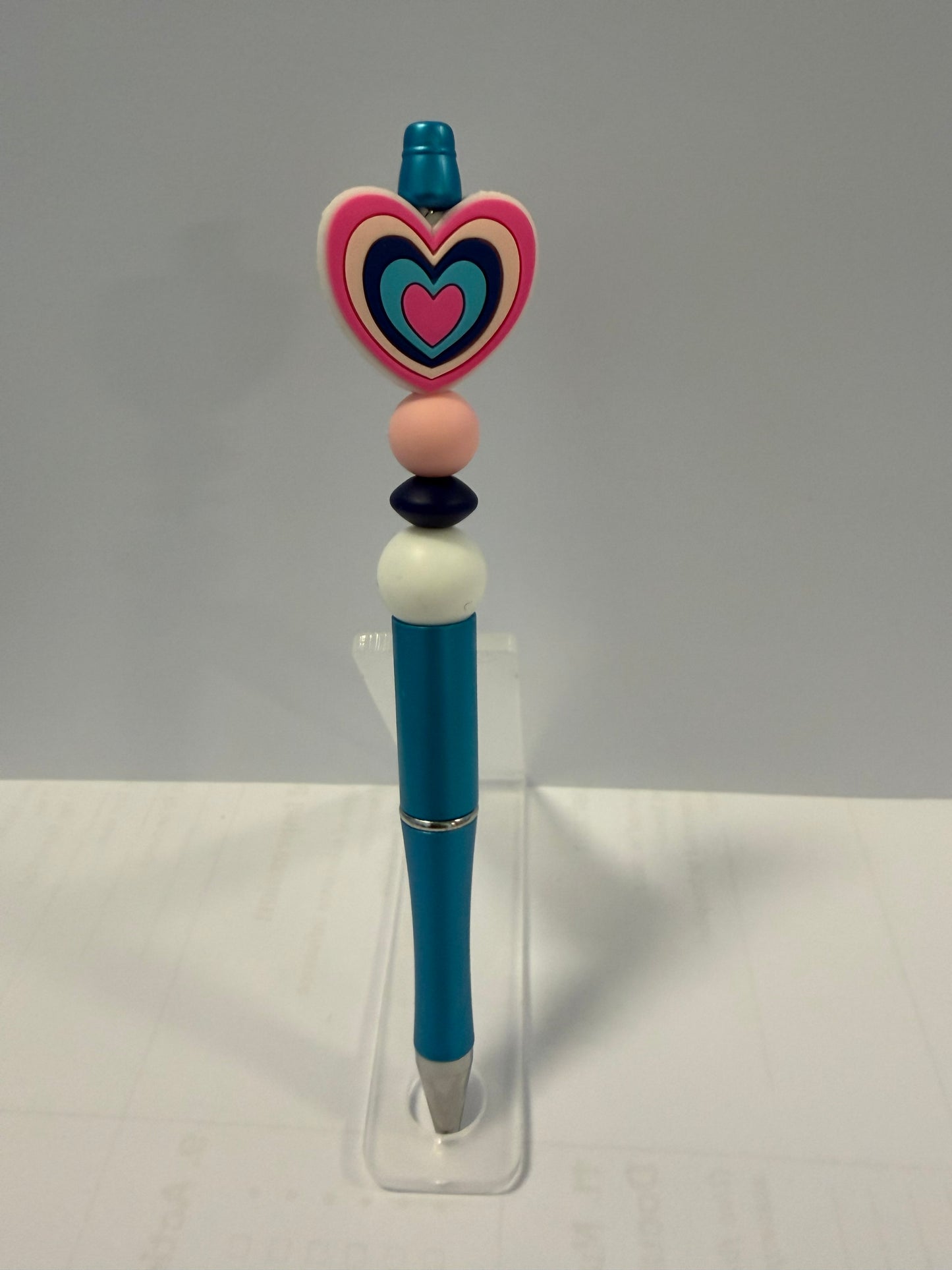 Blue and Pink Heart