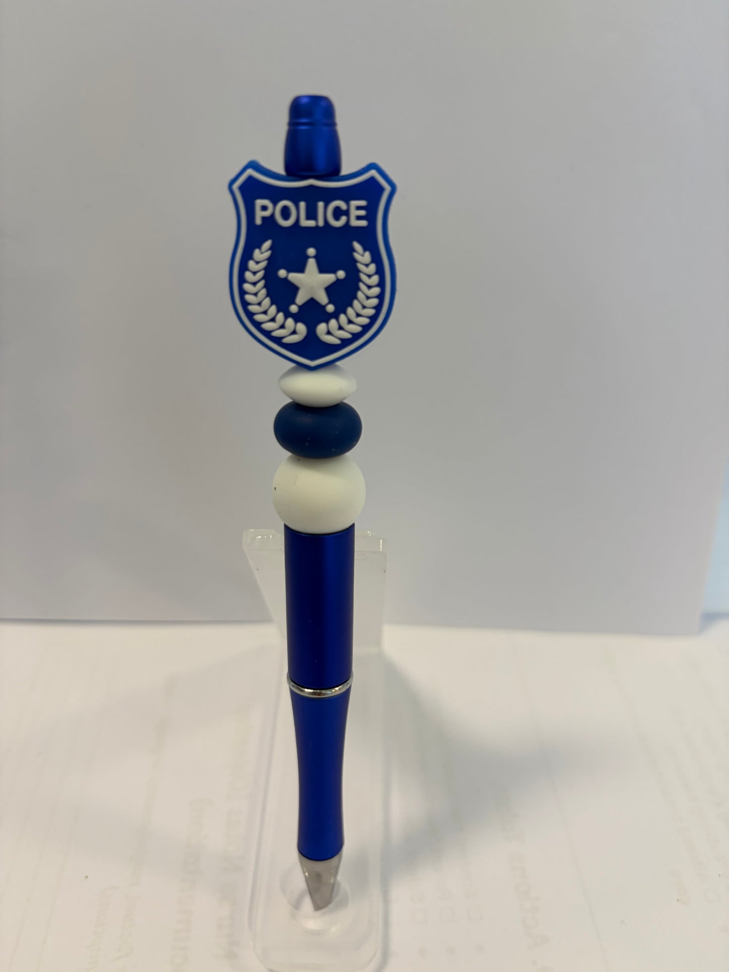 Police, Blue and White