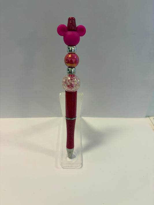 Mickey Mouse Ears- Hot Pink