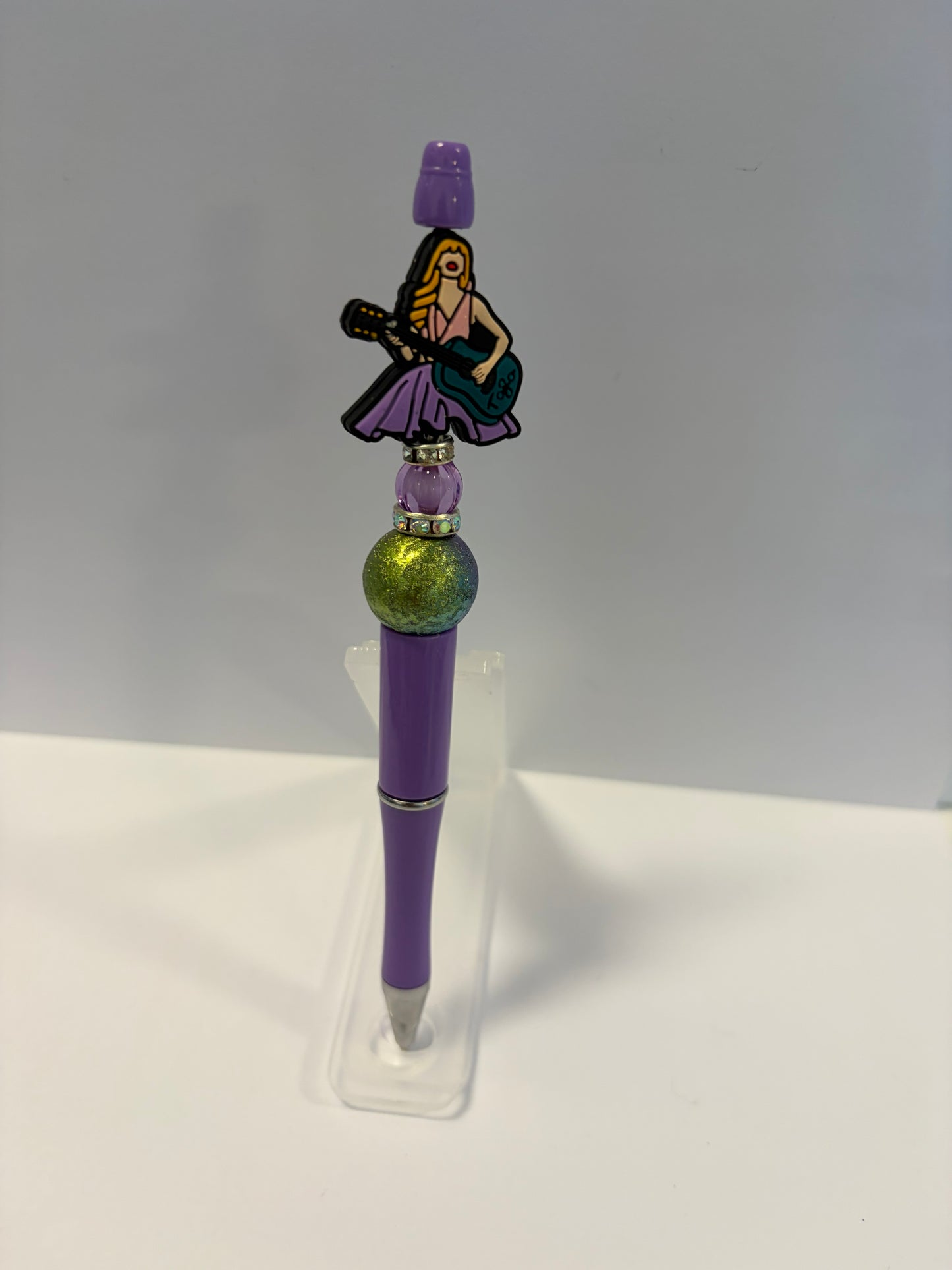 Taylor with Guitar Multi Colored Bead