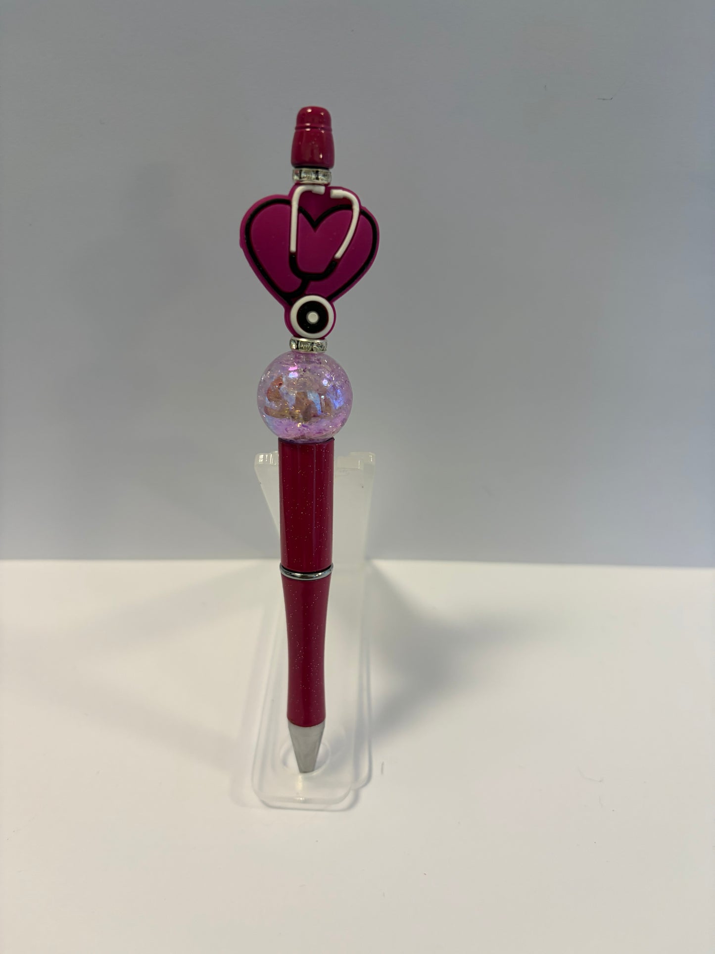 Heart Stethoscope Pink