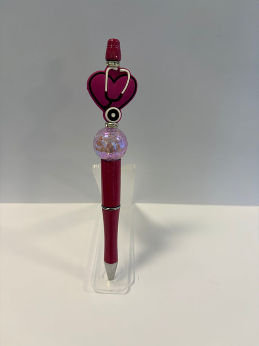 Heart Stethoscope Pink