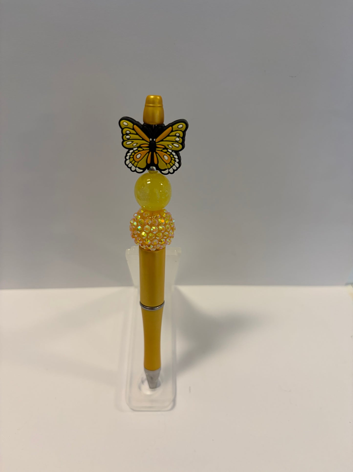 Butterfly Yellow Glitter