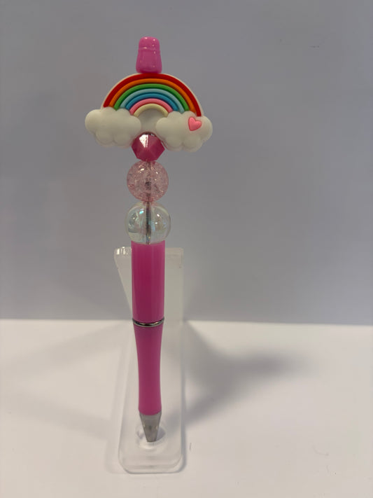 Rainbow with clouds