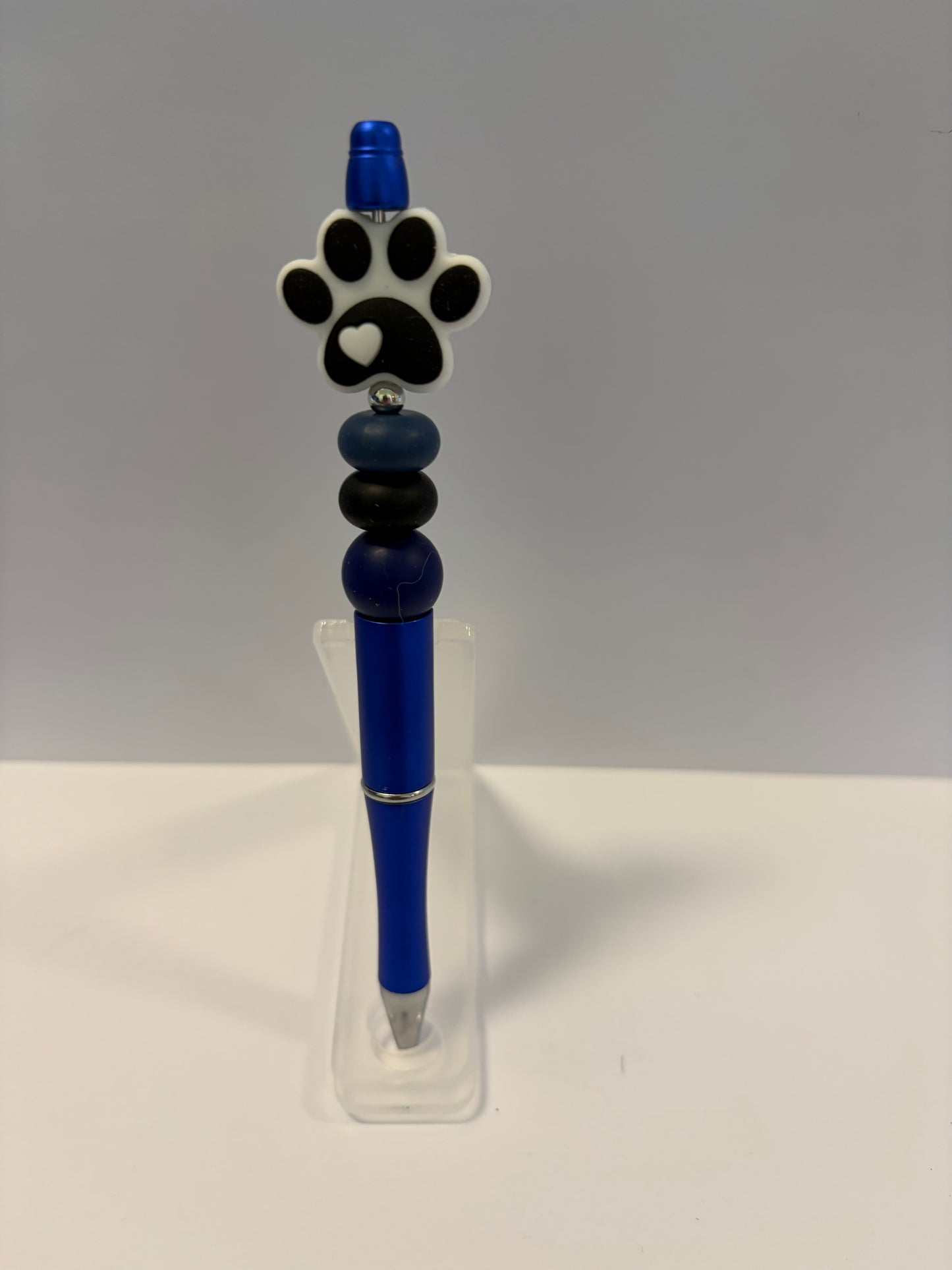 Cute Paw Print White/Blue