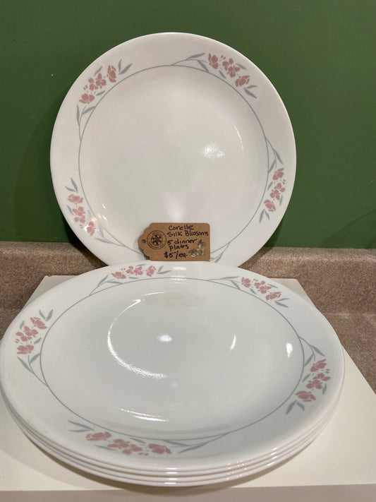 CORELLE SILK BLOSSOM DINNER PLATES