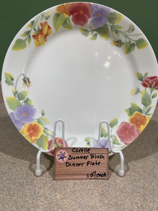 CORELLE SUMMER BLUSH DINNER PLATE