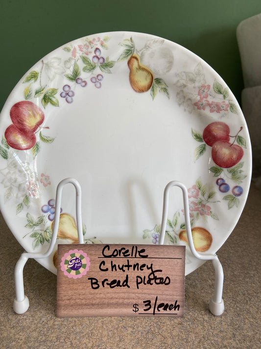 CORELLE CHUTNEY BREAD PLATE
