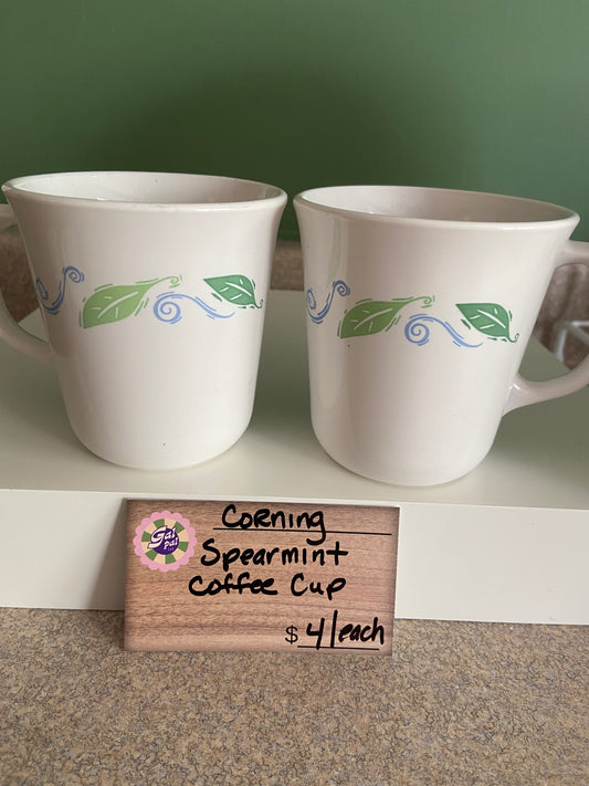 CORNING SPEARMINT COFFEE MUG