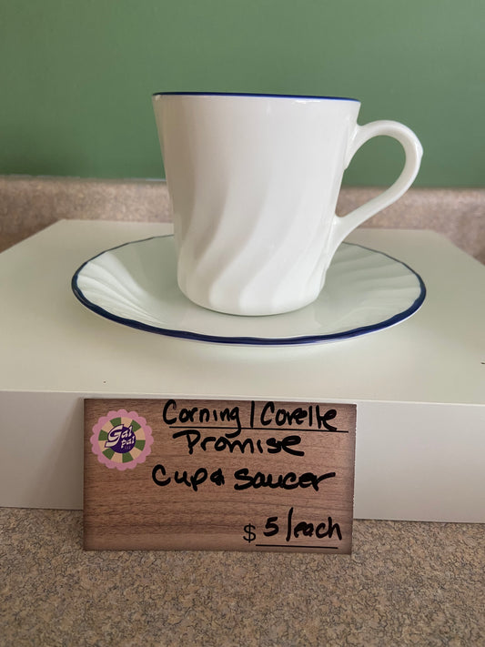 CORNING CORELLE PROMISE CUP AND SAUCER