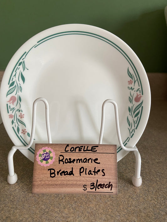 CORELLE ROSEMARIE BREAD PLATE