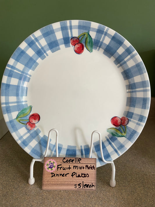 CORELLE FRUIT MIX AND MATCH DINNER PLATE