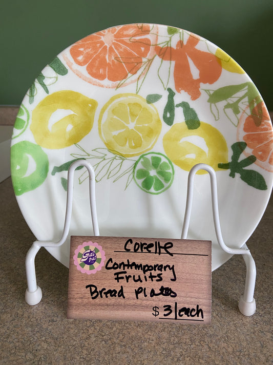 CORELLE CONTEMPORARY FRUITS BREAD PLATE