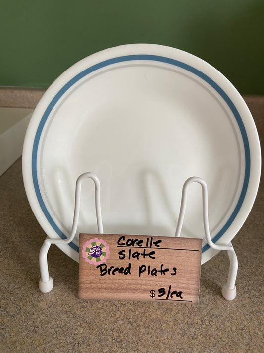 CORELLE SLATE BREAD PLATE