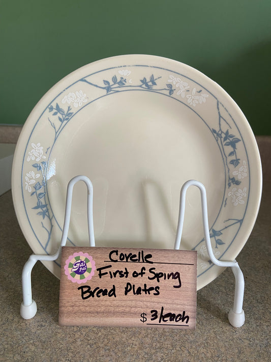 CORELLE FIRST OF SPRING BREAD PLATES