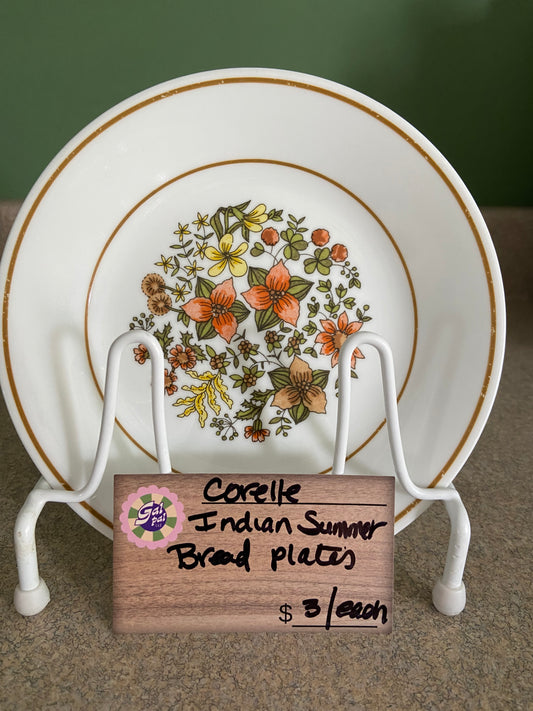 CORELLE INDIAN SUMMER BREAD PLATES