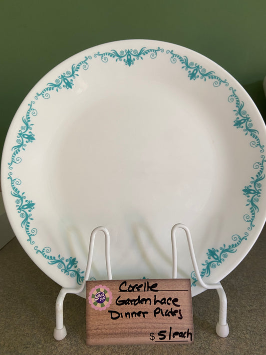 CORELLE GARDEN LACE DINNER PLATES