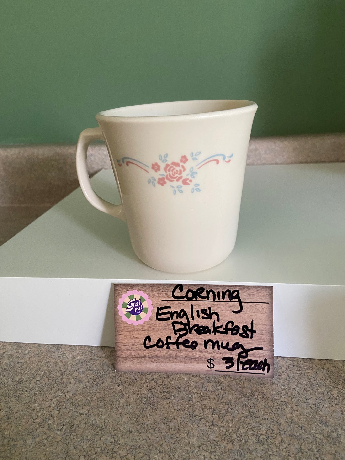 CORNING ENGLISH BREAKFAST COFFEE MUG