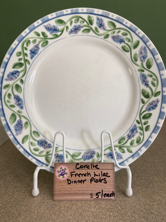 CORELLE FRENCH LILAC DINNER PLATES