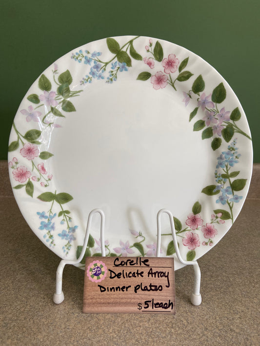 CORELLE DELICATE ARRAY DINNER PLATES