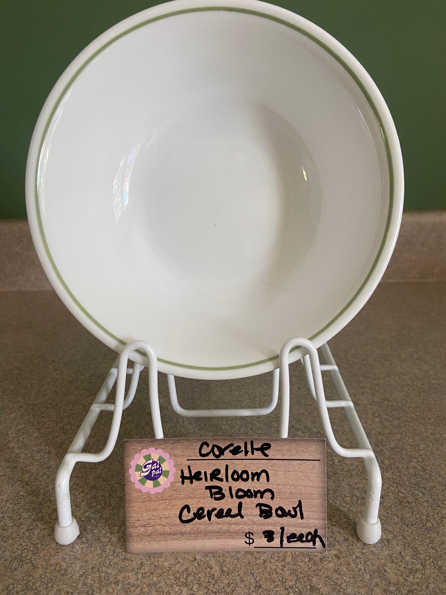 CORELLE HEIRLOOM BLOOM CEREAL BOWL