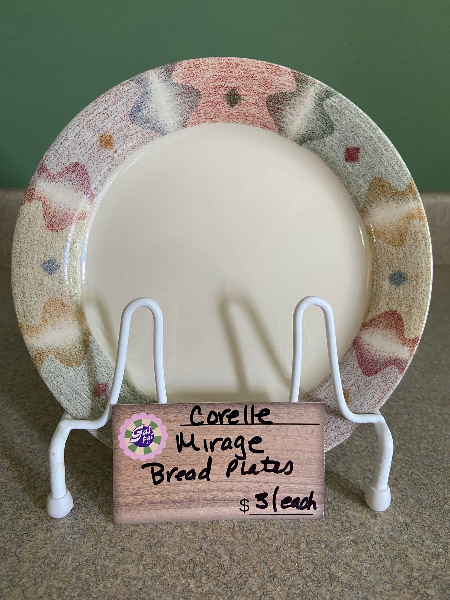 CORELLE MIRAGE BREAD PLATES