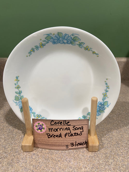 CORELLE MORNING SONG BREAD PLATES